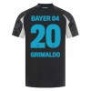 Virallinen Fanipaita + Shortsit Bayer 04 Leverkusen Alejandro Grimaldo 20 Kolmas Pelipaita 2024-25 - Lasten